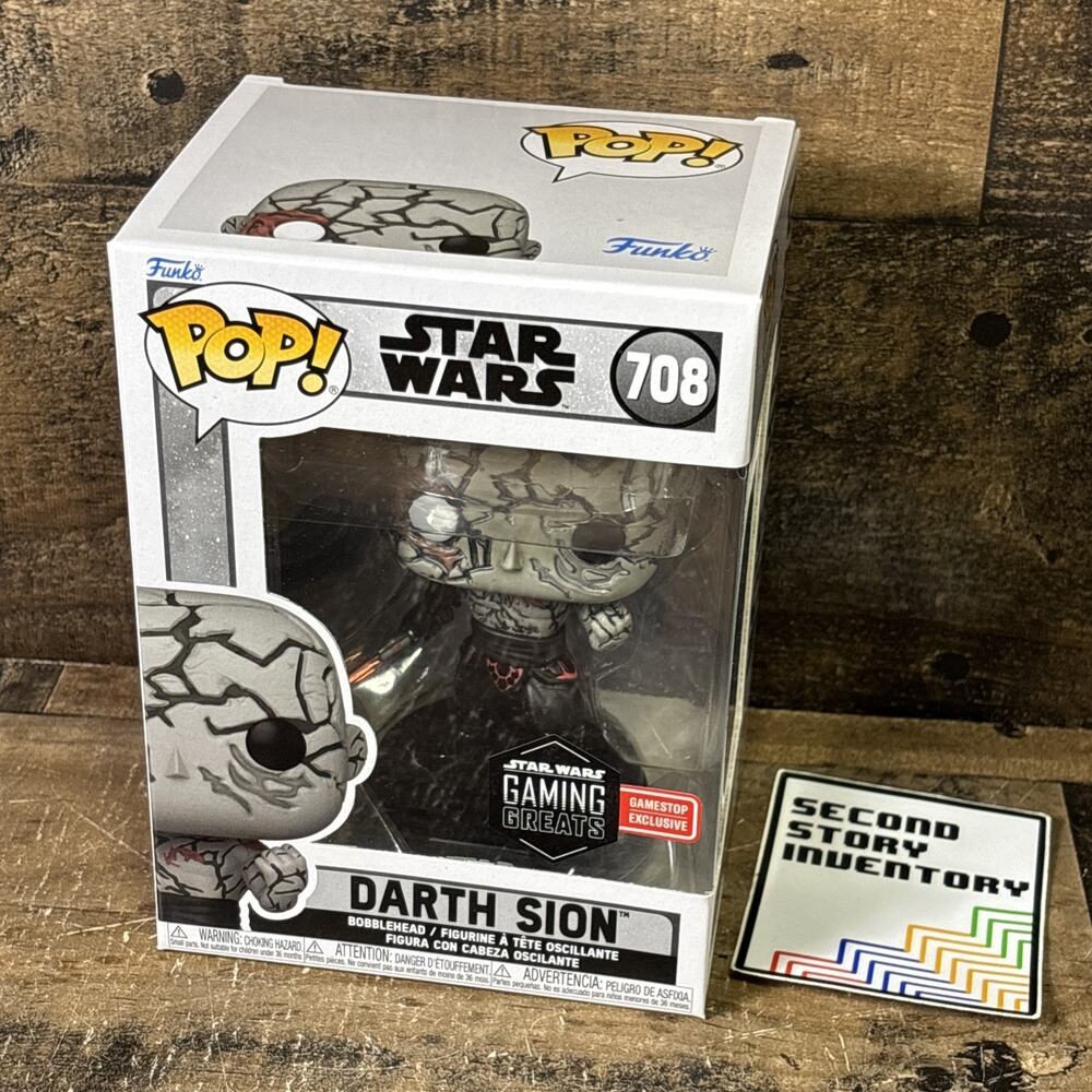 Funko Pop! Darth Sion #708 - Star Wars Gaming - GameStop Exclusive + Protector